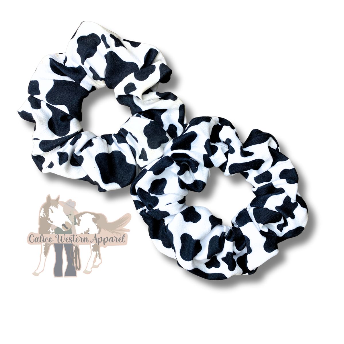 Cow Print Scrunchie